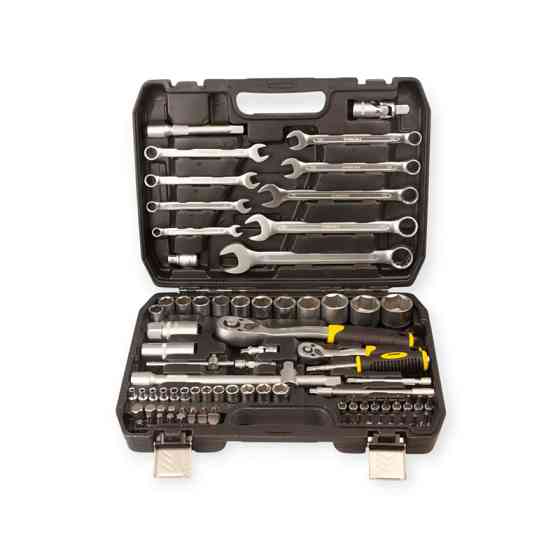 Набір головок 1/2", 1/4" 82 шт з бітами, ключами Sigma Мукачево