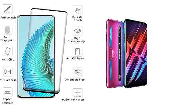 Захисне скло HyperGlass Pro для nubia Red Magic 6, Red Magic 6 Pro – максимальна чутливість та захист Київ