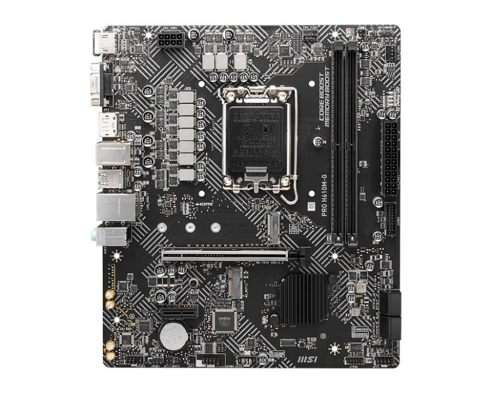 Материнська плата MSI Pro H610M-G Socket 1700 ( Для настільного ПК ) Харьков - изображение 1