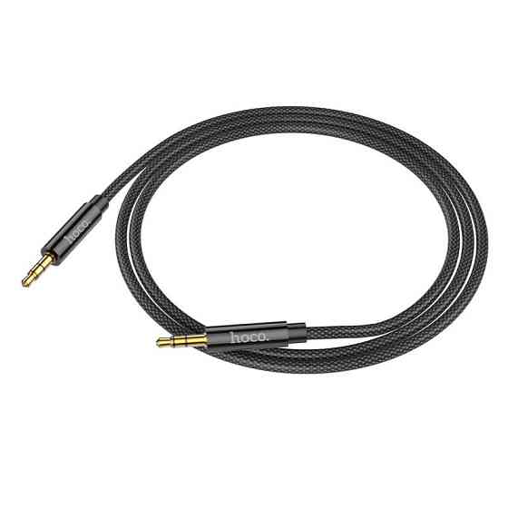 Аудiо кабель HOCO UPA19 AUX audio cable (L=1M) Black Одеса