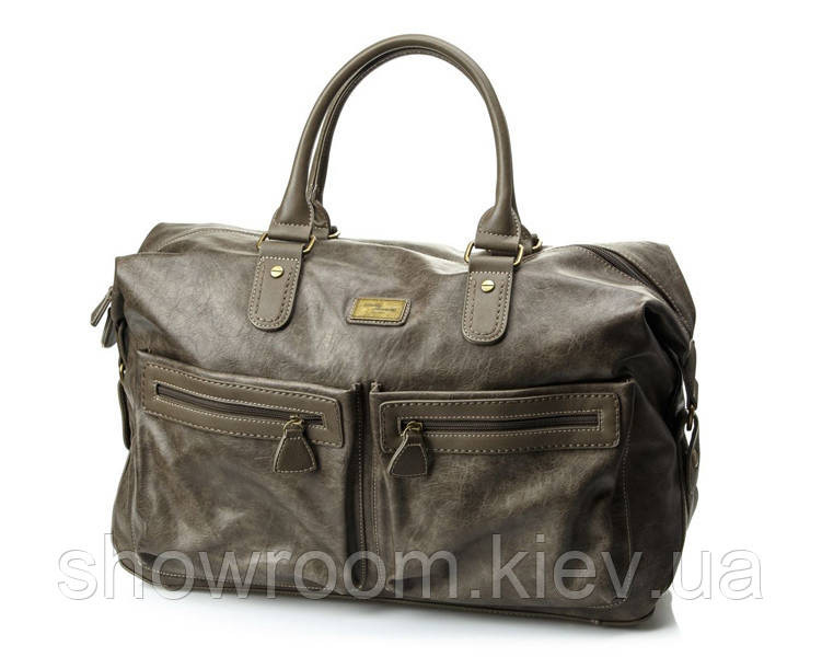 Мужская дорожная стильная сумка David Jones (355) тауп Киев - изображение 2