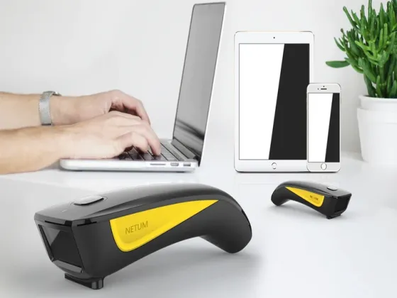 Беспроводной 1D/2D сканер штрихкодов Netum C750, USB/Bluetooth,аккумулятор 1200 мАч,компактный и эргономичный Киев