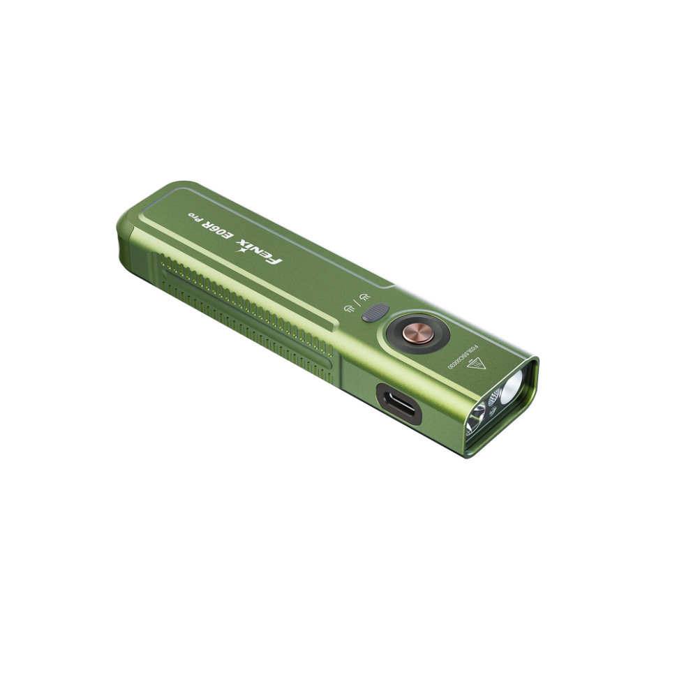 Ліхтар наключний Fenix E06R PRO, зелений Київ - фото 3