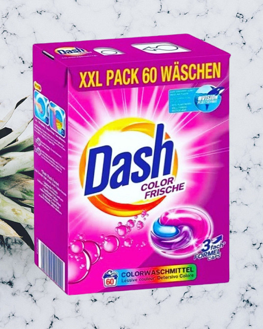 Капсули для прання кольорових речей Dash Color Frische 60 шт Виноградів - фото 1