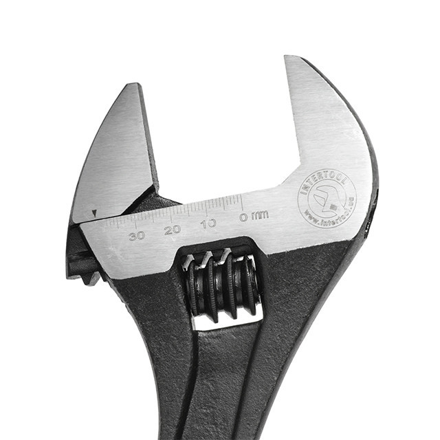 Розвідний ключ 300 мм INTERTOOL XT-0062, Cr-V, чорний - ключ, який витримує все Львів - фото 5