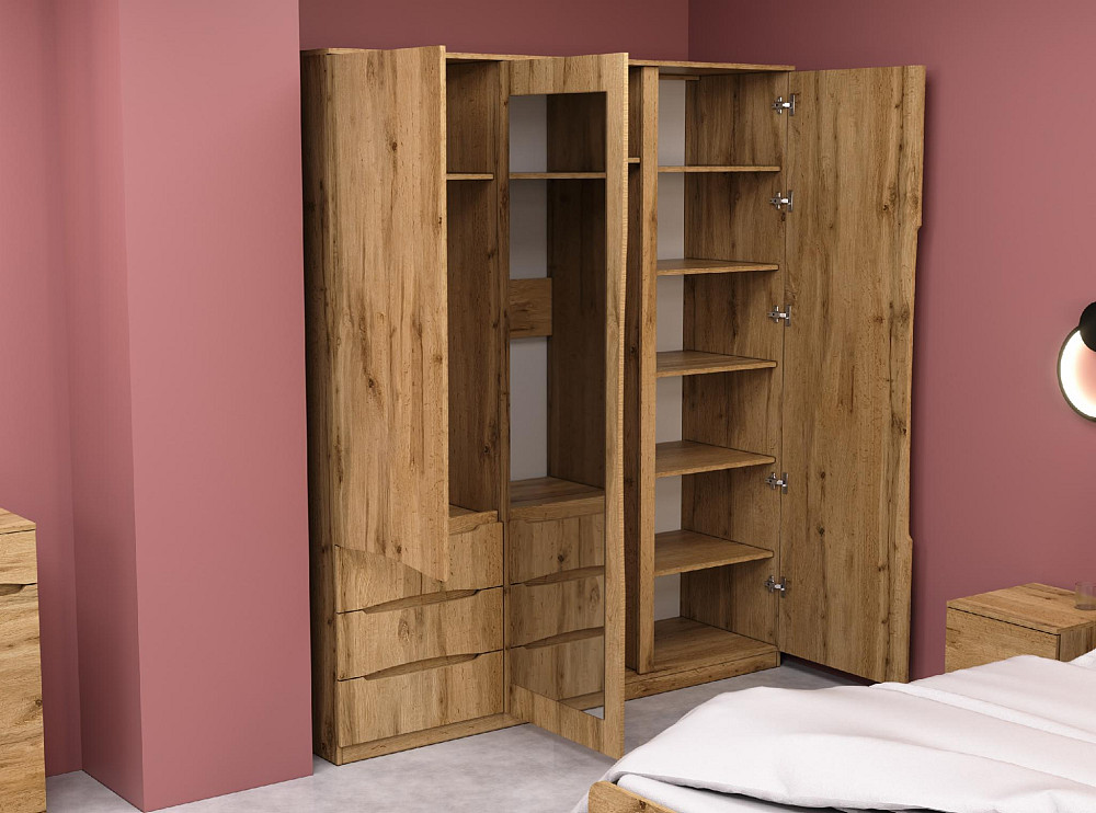 Шкаф Дельта 2, Дуб Аппалачи, 1800х550х2100 Львов - изображение 4