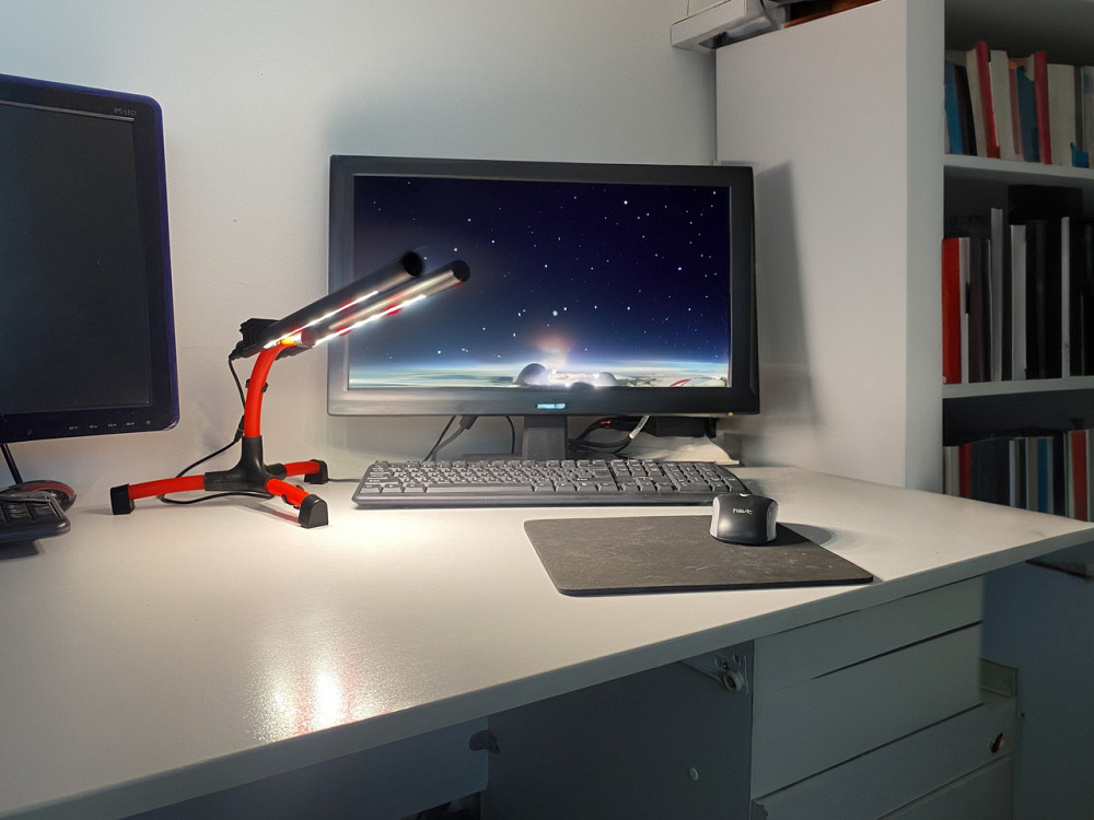 Настільна LED лампа-трансформер RED BOB - з двома світильниками та сенсорним керуванням. Лампа-конст Борисполь - изображение 5