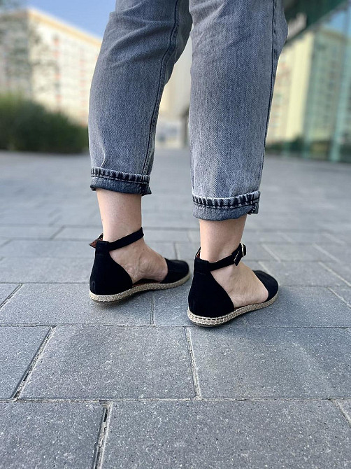 M.KRAFT Босоніжки жіночі M.KRAFT 0596 чорні (літо, замша натуральна) (3627) лише 36р.38р. Коломия - фото 4