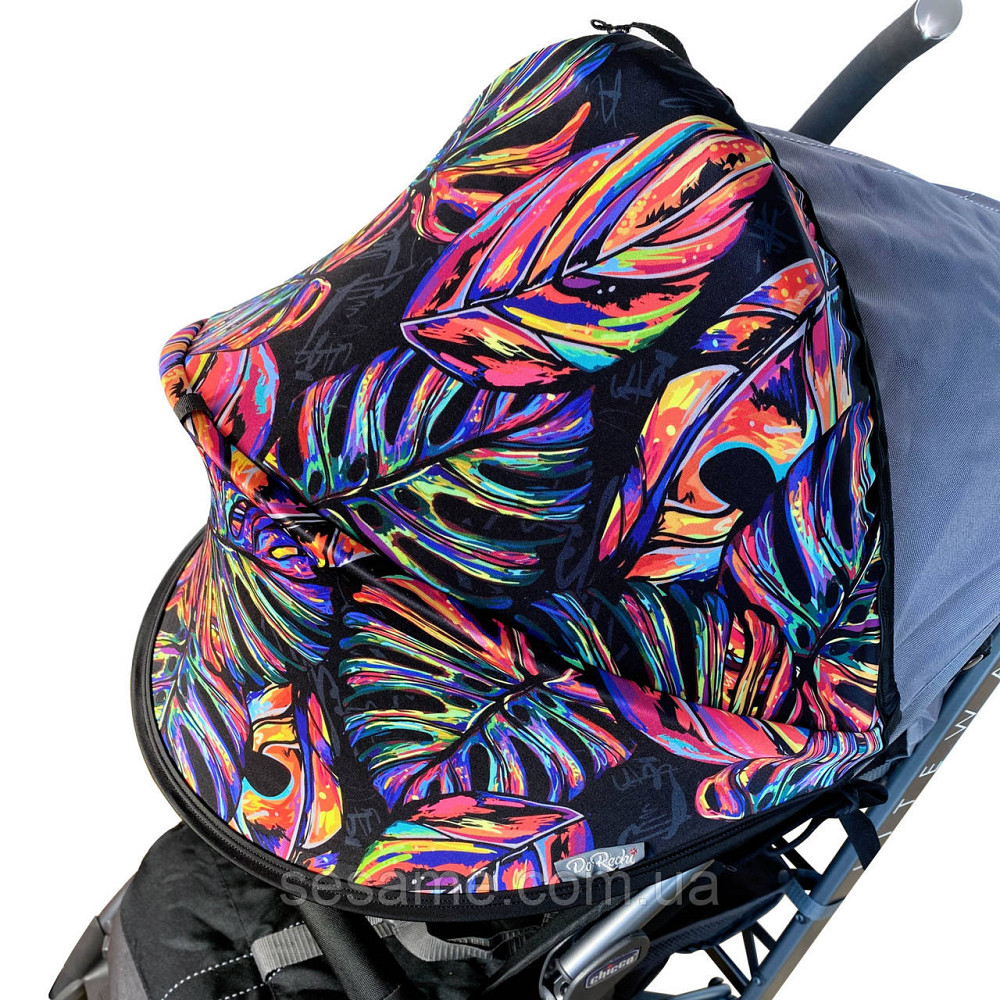 Козырек на коляску солнцезащитный Двухсекционный Twin Shade Тропики Харьков - изображение 5