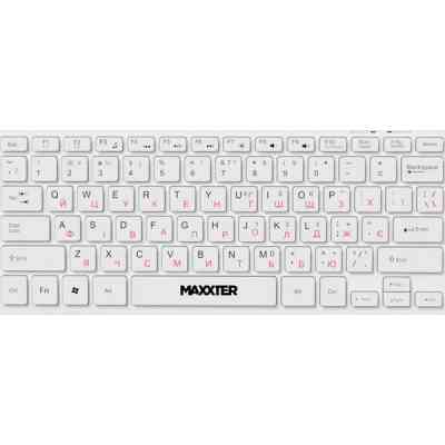 Клавіатура Maxxter KBM-C01W-UA USB UA White (KBM-C01W-UA) Вінниця