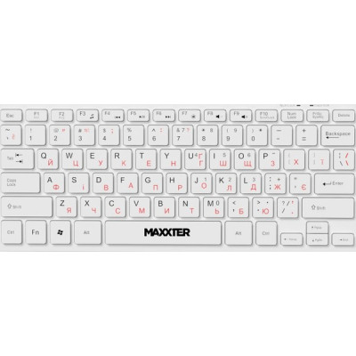 Клавиатура Maxxter KBM-C01W-UA USB UA White (KBM-C01W-UA) Винница - изображение 1