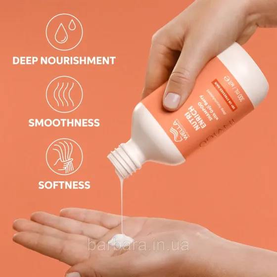Шампунь зволожуючий  Wella Invigo Nutri-Enrich Deep Nourishing з ягодами годжи Київ