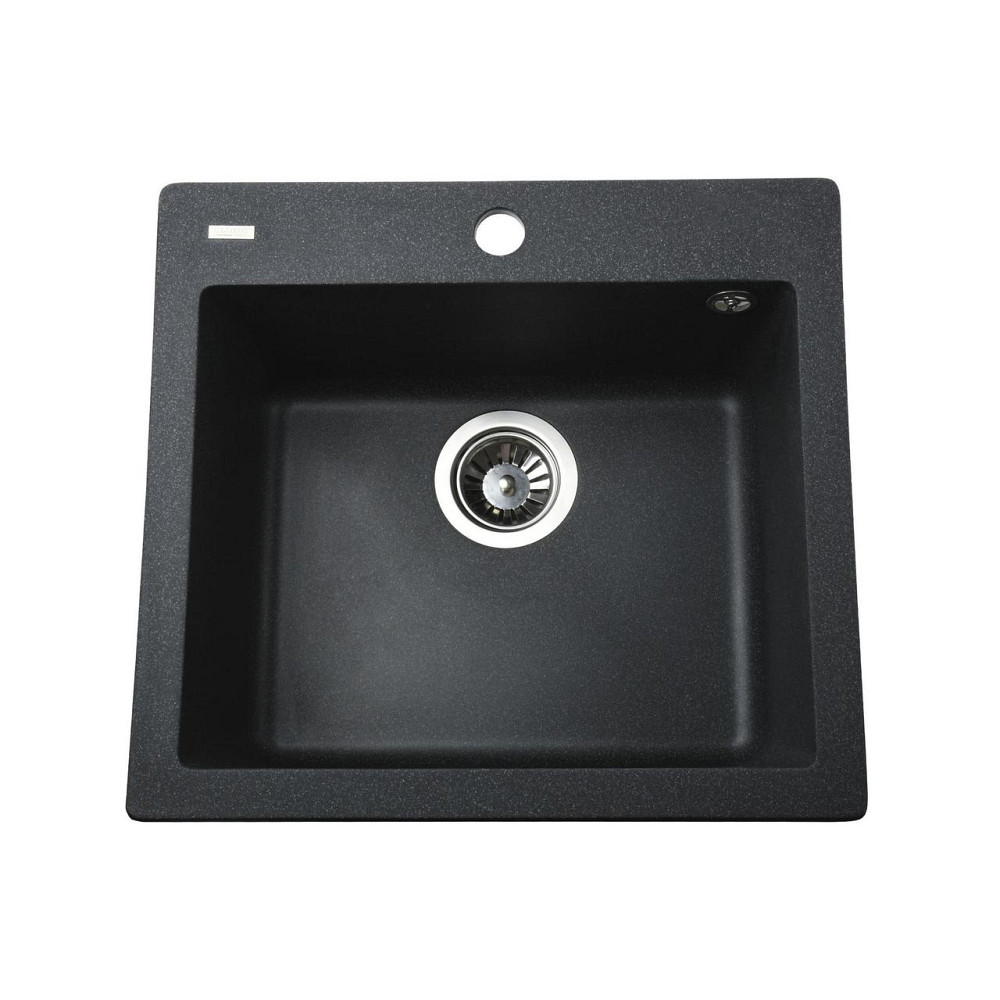 Гранитная мойка Globus Lux AOSTA графит 490x455мм-А0001 (000023568) Киев - изображение 1
