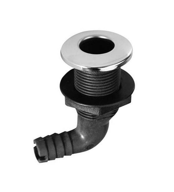 Сливной Штуцер С Нержавеющим Колпачком Согнутый Диаметр 3/4 Киев - изображение 1