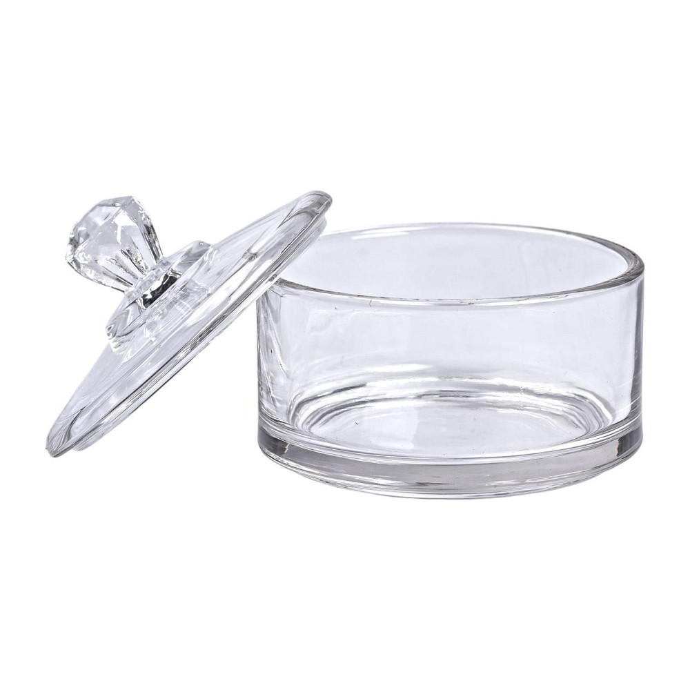 Yiwu Цукерниця з кришкою Ø 10 см скляна HP-YH-24 Київ - фото 3