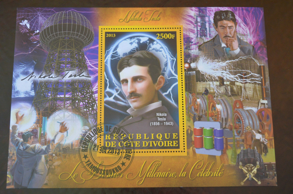 Кот-д’Ивуар. История. Личности. Блок. 2013 год (Б-1) Полтава - изображение 1