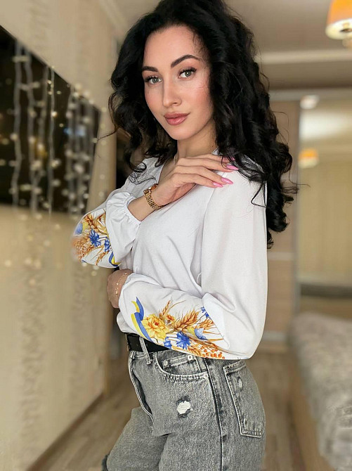 Жіноча святкова блуза з квітами турецький софт Білий 4, 42/44 Одеса - фото 6