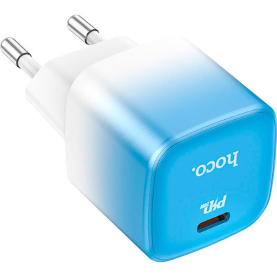 Зарядное устройство HOCO C101A USB-C PD20W Ice Blue (6931474769374) Винница - изображение 5