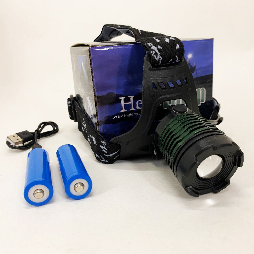 Наголовний ліхтар Police, Налобний ліхтар для автомеханіка, на голову для ЗСУ Ліхтарик на лоб SH-82 Львів - фото 7