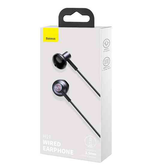 Навушники дротові Baseus Encok H19 (3.5mm) Black Одеса