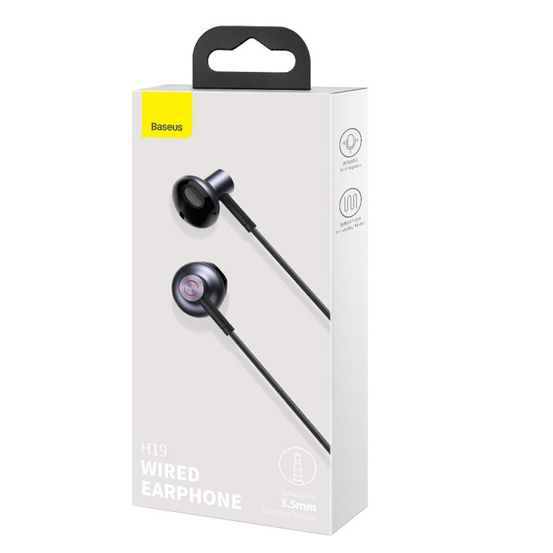 Навушники дротові Baseus Encok H19 (3.5mm) Black Одеса - фото 2