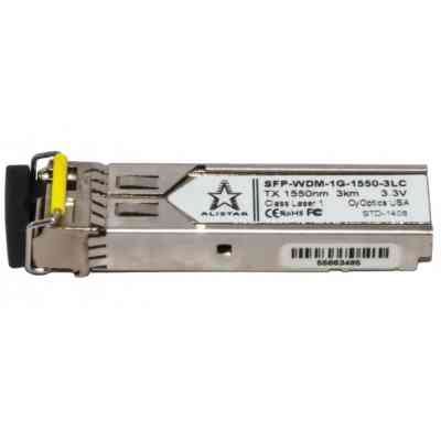 Модуль SFP Alistar Модуль SFP 1000BASE-BX 1SM WDM LC 3KM TX1550/RX1310nm DDM (SFP-1G-BX-D-L03) Винница