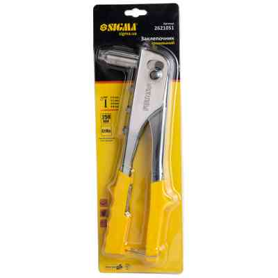 Заклепочник Sigma хромированный 250мм (2621051) Винница