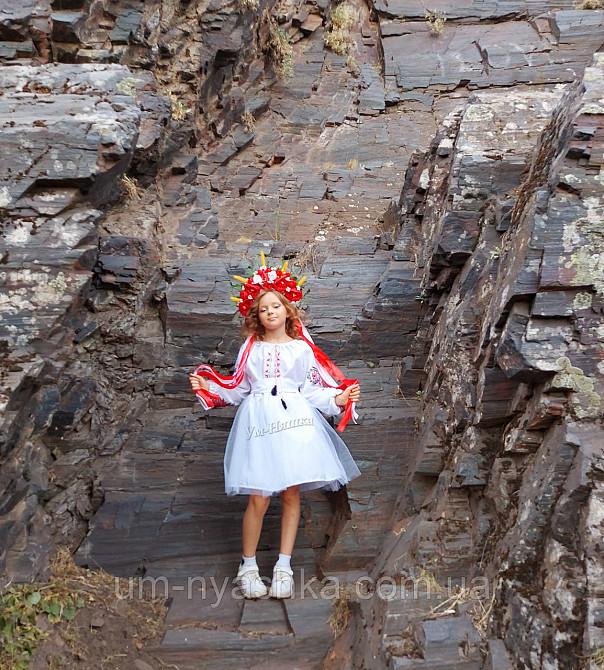 Дитяче вишите плаття "Жар-птиця" Кривий Ріг - фото 3