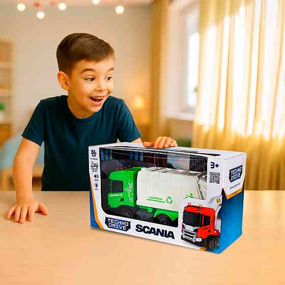 Автомодель серії Big Truck – Сміттєвоз Scania (світло, звук) Днепр