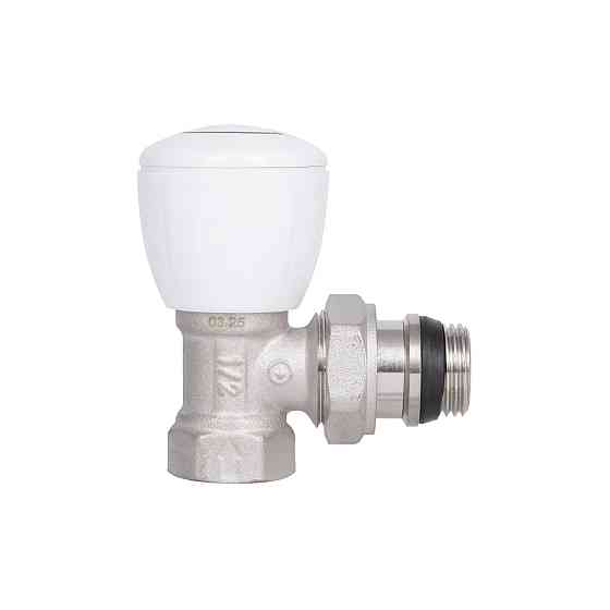 Кран радіаторний Thermo Alliance Standart Powerful 1/2" з антипротіканням кутовий SF232W15 Київ
