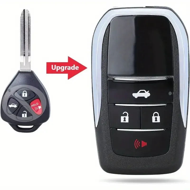 Викидний ключ Toyota, корпус під чіп, 3 кнопки, автоключ TOY48, NEW, смарт корпус Київ - фото 2