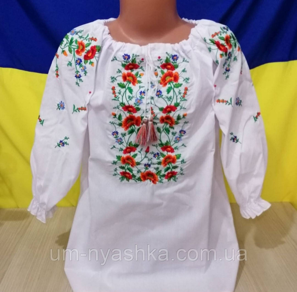 Дитяча вишиванка з маками "Макове поле" Кривий Ріг - фото 4