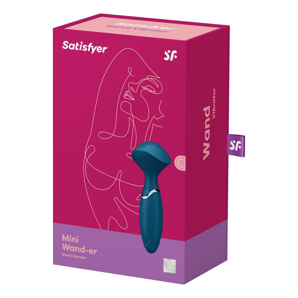 Вибромассажер Satisfyer Mini Wand-er Blue Sex Aura Киев - изображение 7