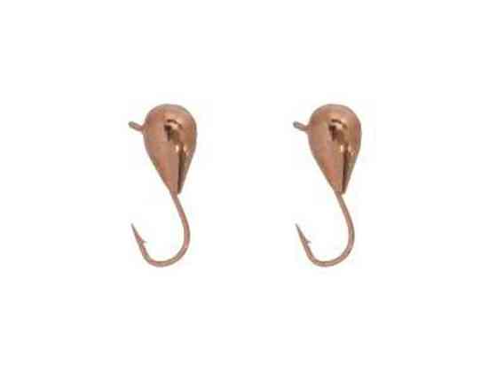 Мормишка вольфрам Крапля з вушком 3мм 0,48г copper (2шт/уп) ТМ FISHING ROI Київ