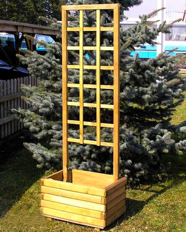 Кашпо со шпалерой 