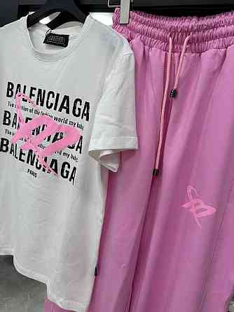 Жіночий стильний, зручний костюм двонитка пеньє + кулір Барбі, 46 Одеса