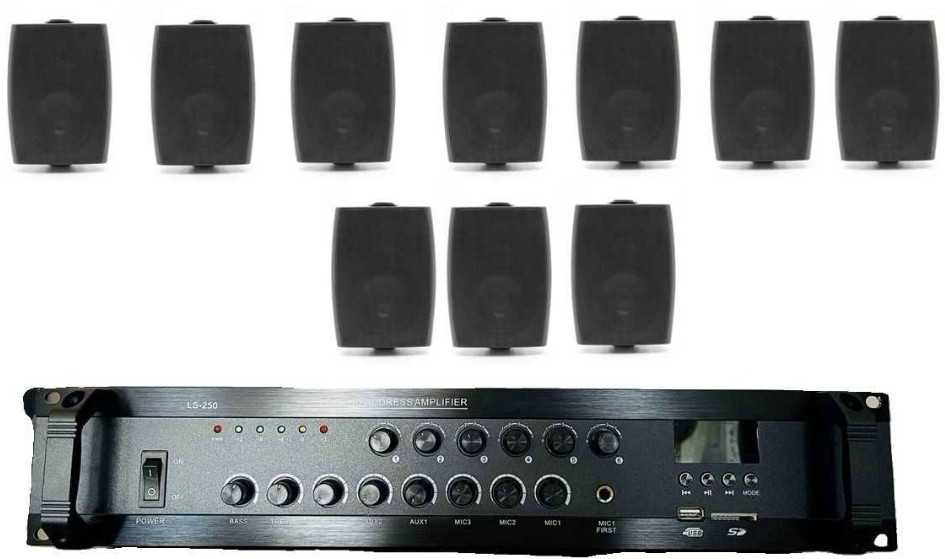 Акустичний комплект для ресторану бази відпочинку 10 шт колонок. Харків - фото 3