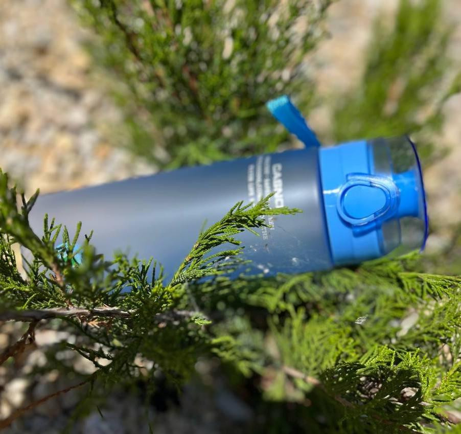 Пляшка для води CASNO 650 мл KXN-1157 Блакитна Каменское - изображение 7