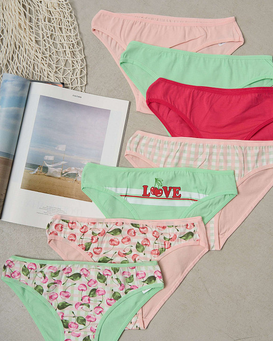 Набір жіночих трусиків тижневика 7 шт Nicoletta 713129 L Київ - фото 1