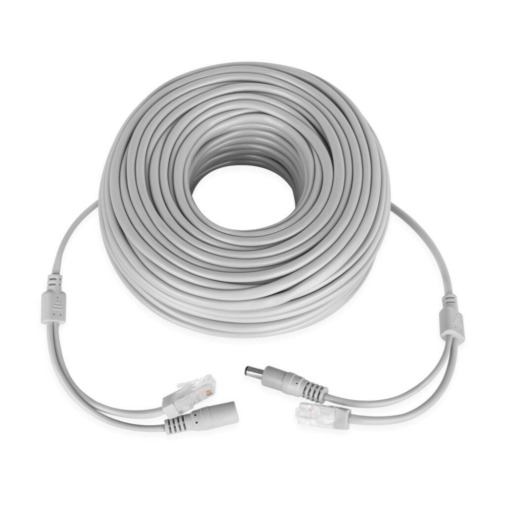 Патчкорд комбинированный по витой паре GreenVision GV-RJ-45+DC-40M Киев - изображение 1