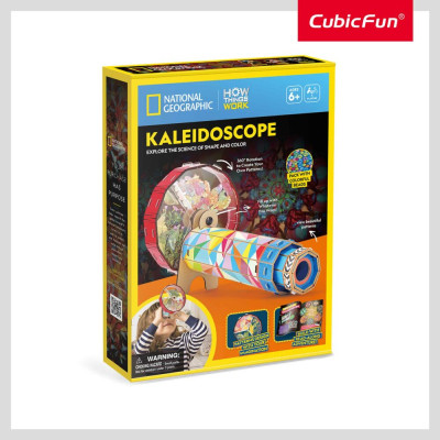 Пазл Cubic Fun Набор для моделирования STEM Калейдоскоп (DS1090h) Винница - изображение 6
