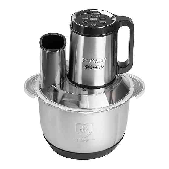 Sokany Чопер подрібнювач кухонний електричний 800 Вт з чашею на 3,5 літра м'ясорубка Sokany SK- Коломия