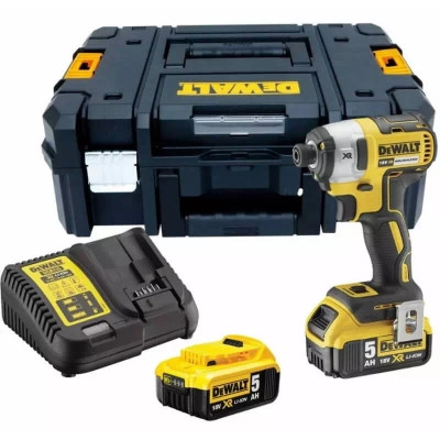 Шуруповерт DeWALT 18V XR Li-Ion, 2x5Ah, бесщеточный, 205 Нм, 3250 об/мин, кейс (DCF887P2) Винница - изображение 3