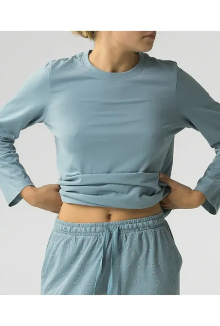 Женская пижама (длинные штаны, длинный рукав) Хлопок Atlantic NLP-483 Киев - изображение 3