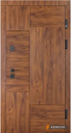 Входная дверь с терморазрывом Abwehr Termix Supreme LP12 Металл Lampre Дуб темный+ Пленка Vinorit 960*2050 мм Киев