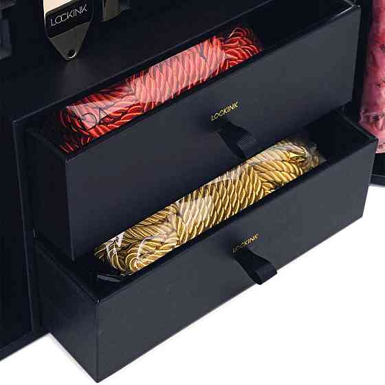 БДСМ-набор LOCKINK All-in-1 BDSM Play Kit - Crocodile Leather Sex Aura Киев