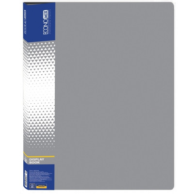 Папка с файлами Economix А4 с 30 файлами, серая (E30603-10) Винница - изображение 1