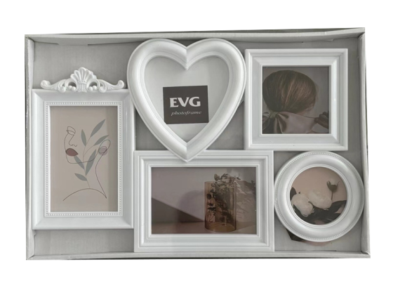 Мультирамка EVG INNO ZB-5-2944 WHITE COLLAGE 5 (6992358) Київ