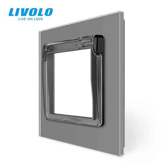 Кришка для розетки LIVOLO IP44 – захист від вологи та бризок, чорна (VL-XW001-2B) Коломыя