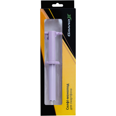 Монопод для селфі Grand-X Elegant 3,5 U-кріплення, бузковий (E3UPR) Вінниця - фото 6